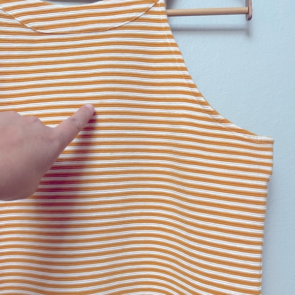 Anthropologie Deletta Isa Striped Tank Top, Sz L - Picture 4 of 7